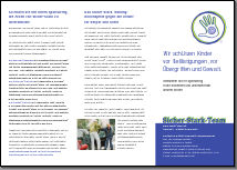 Kinder an Grundschulen
  werden sicher und stark gemacht gegen Belstigung und Gewalt